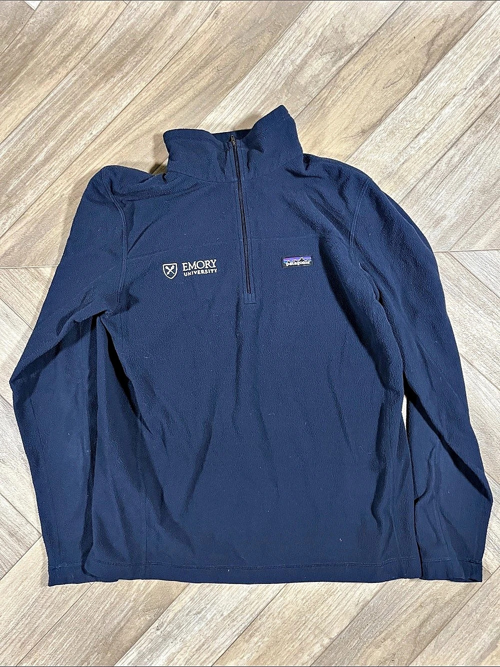 Patagonia Emory University Quarter Zip Blue